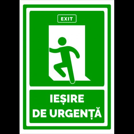 Indicator de securitate  iesirea de urgenta